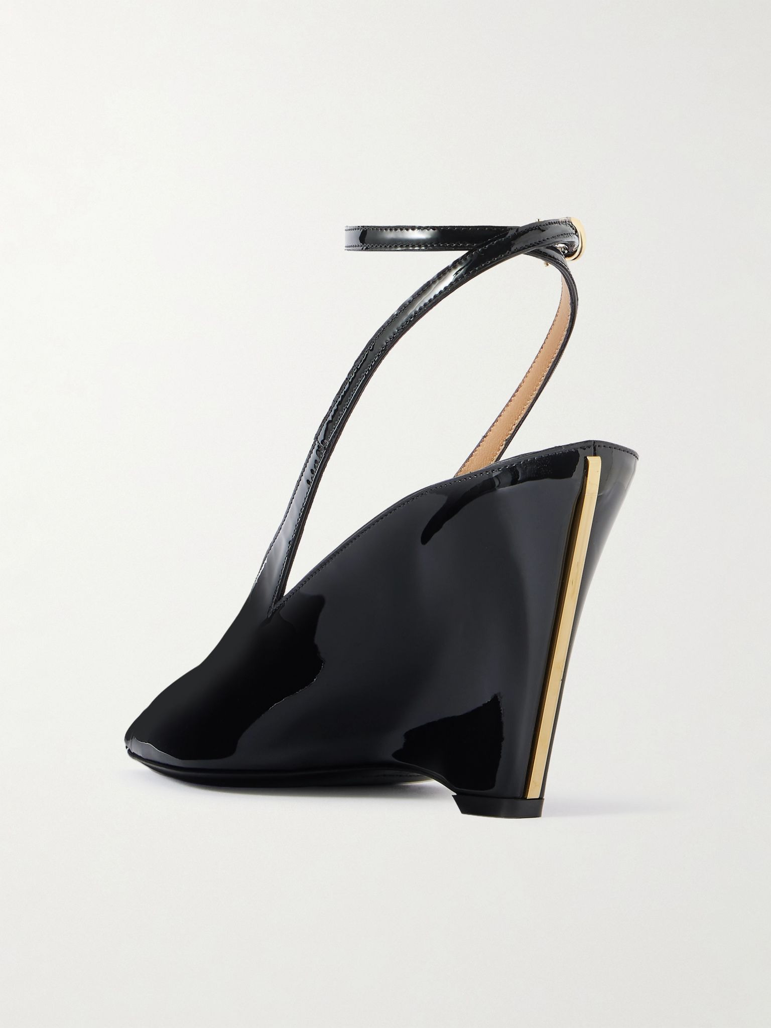 Arcadia patent-leather pumps Black - 3