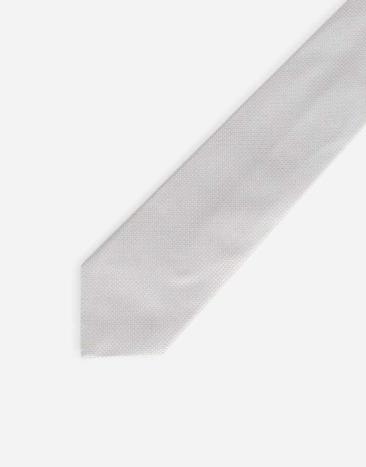 8 cm blade tie in jacquard silk - 3