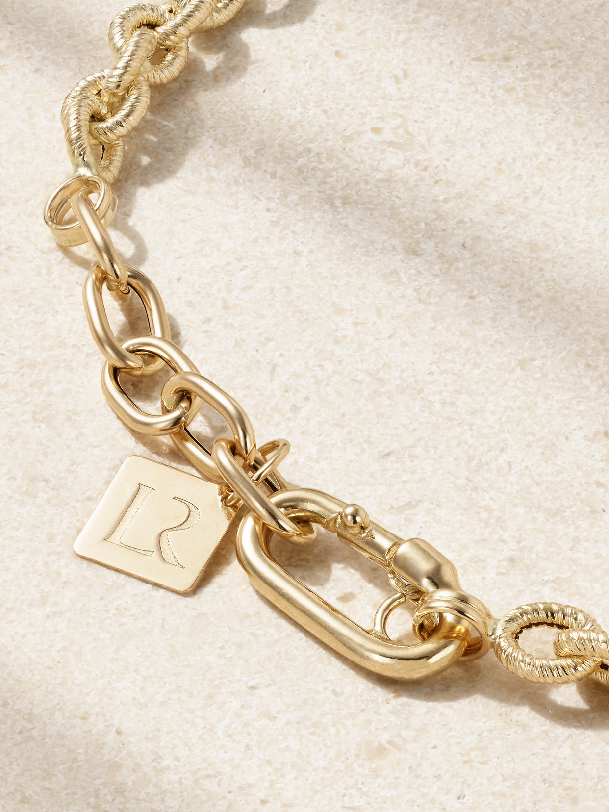 Extra Small Links 14-karat Gold Anklet - 3