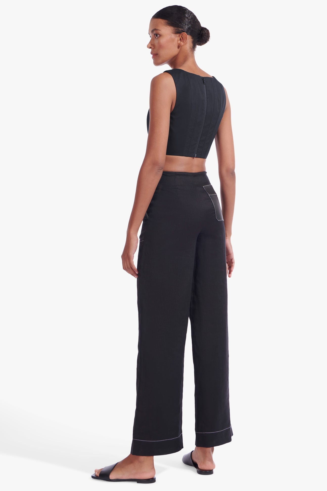 STAUD ALICE TOP | BLACK - 5
