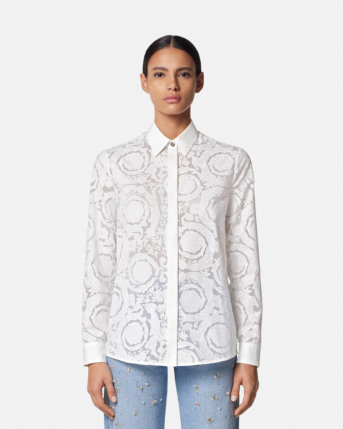 Barocco Devoré Shirt - 4