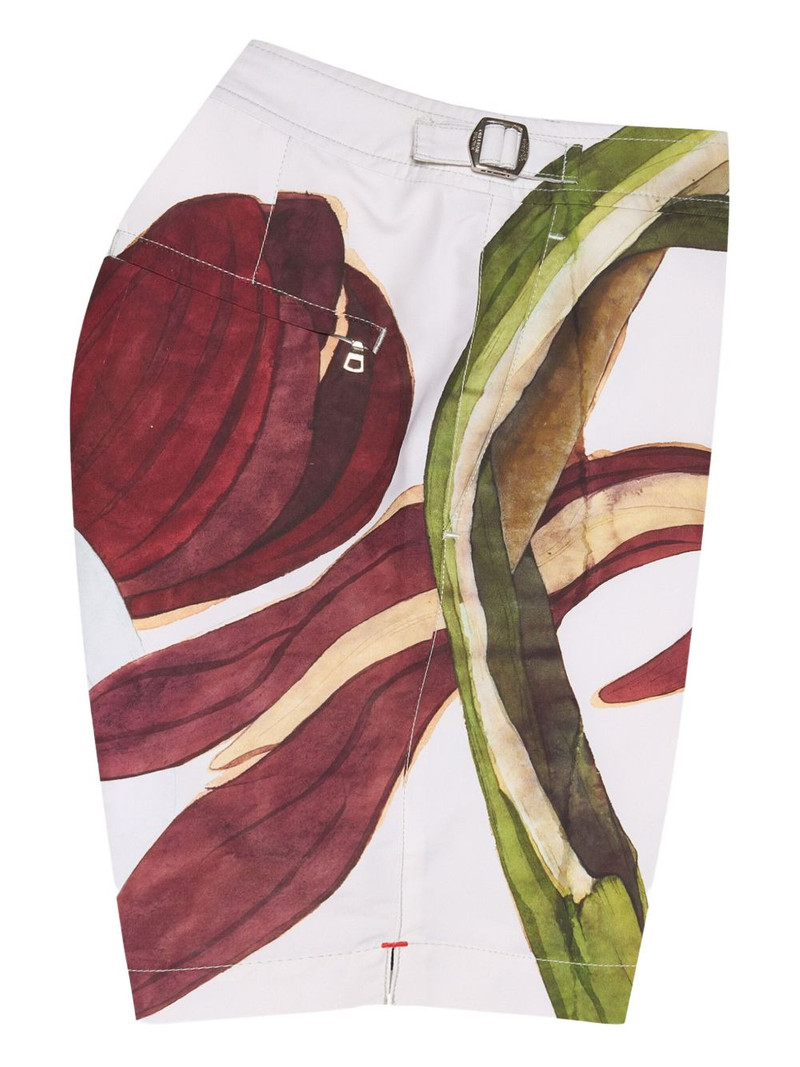 ORLEBAR BROWN Bulldog floral-print swim shorts outlook