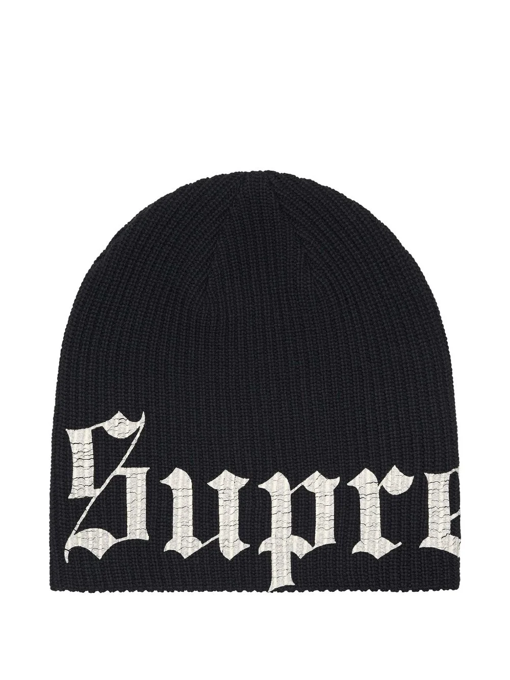 printed beanie hat - 1