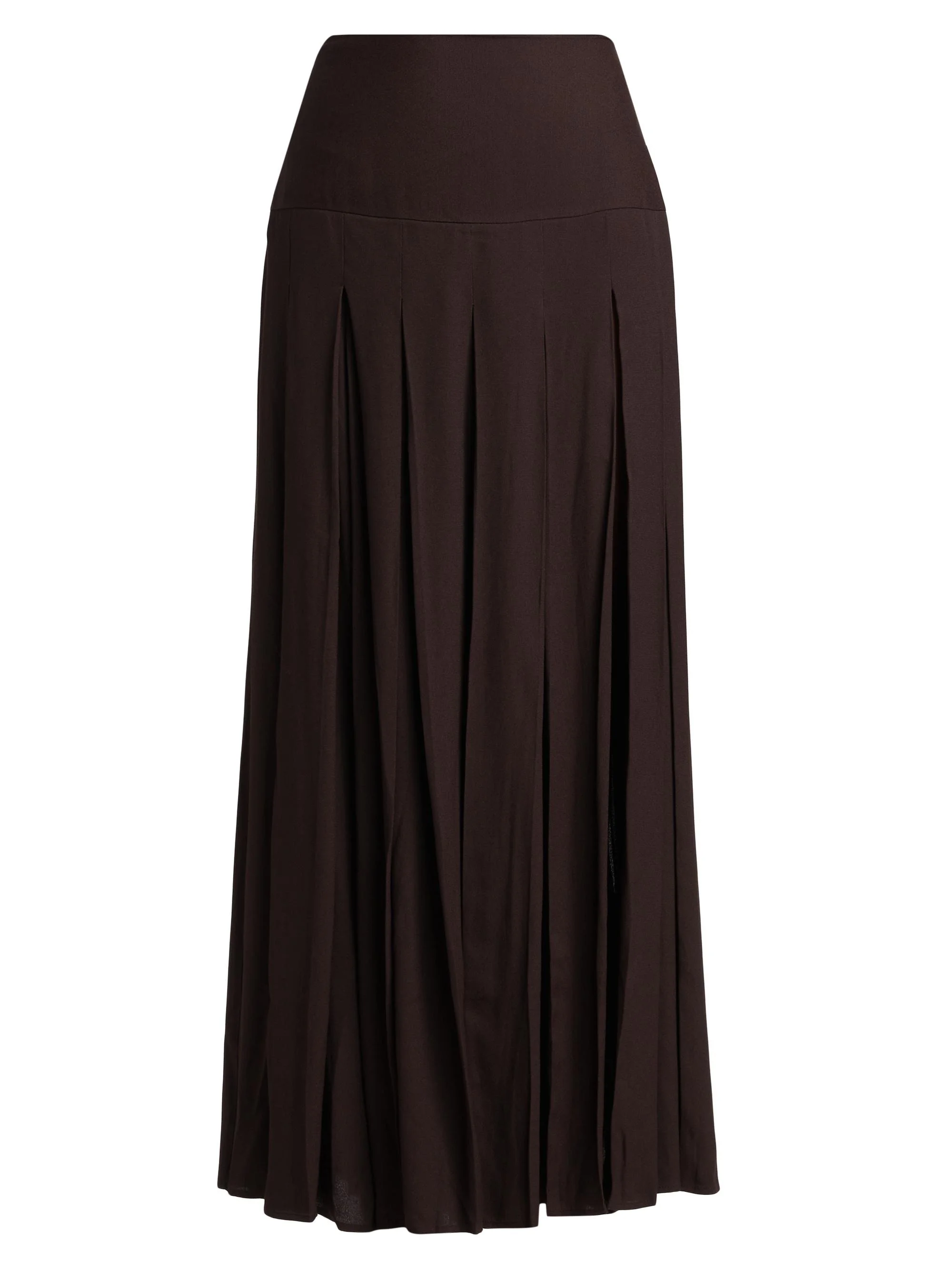 Women's Nancy Pleated Midi-Skirt - Mole - 1