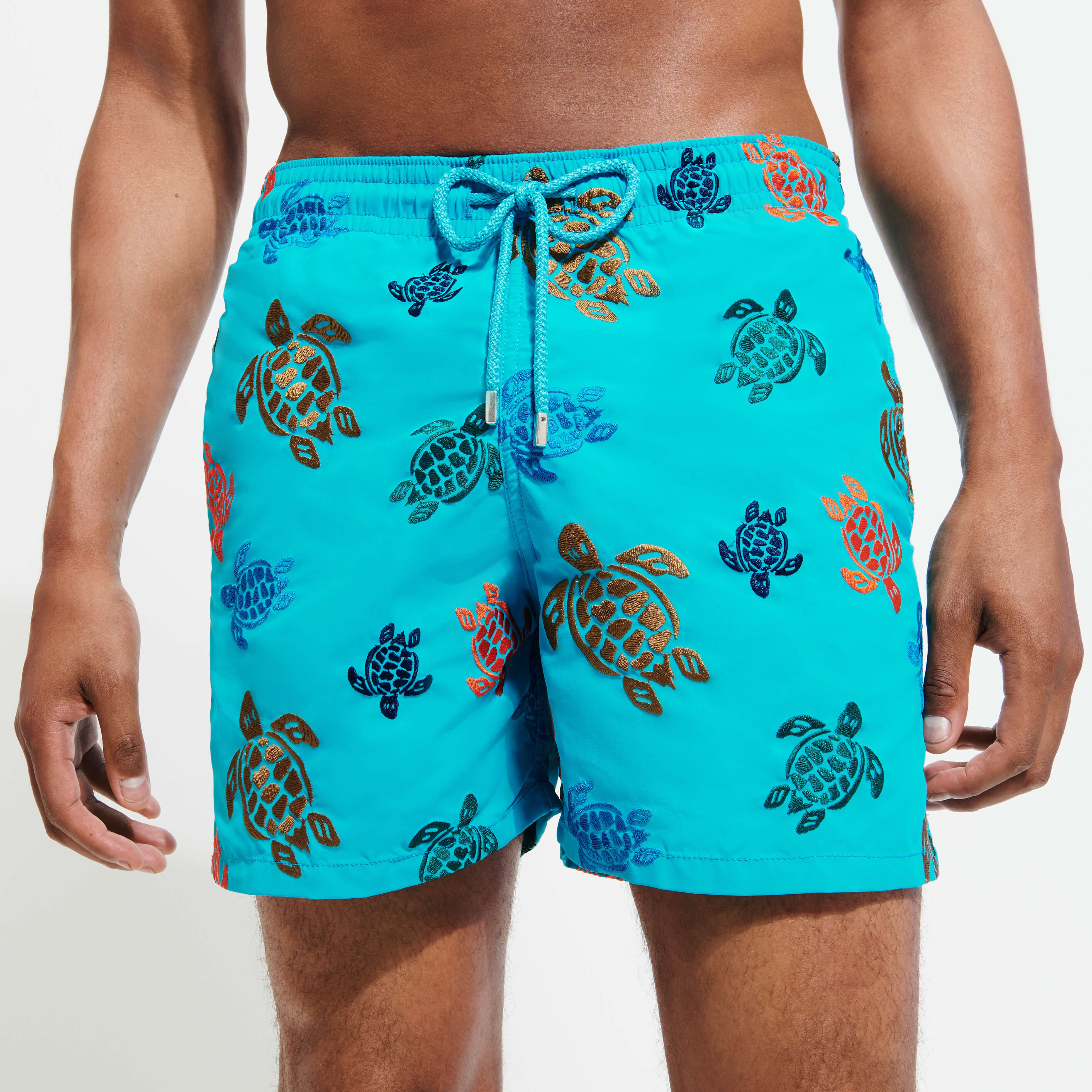 Men Embroidered Swim Trunks Ronde Des Tortues - Limited Edition - 6