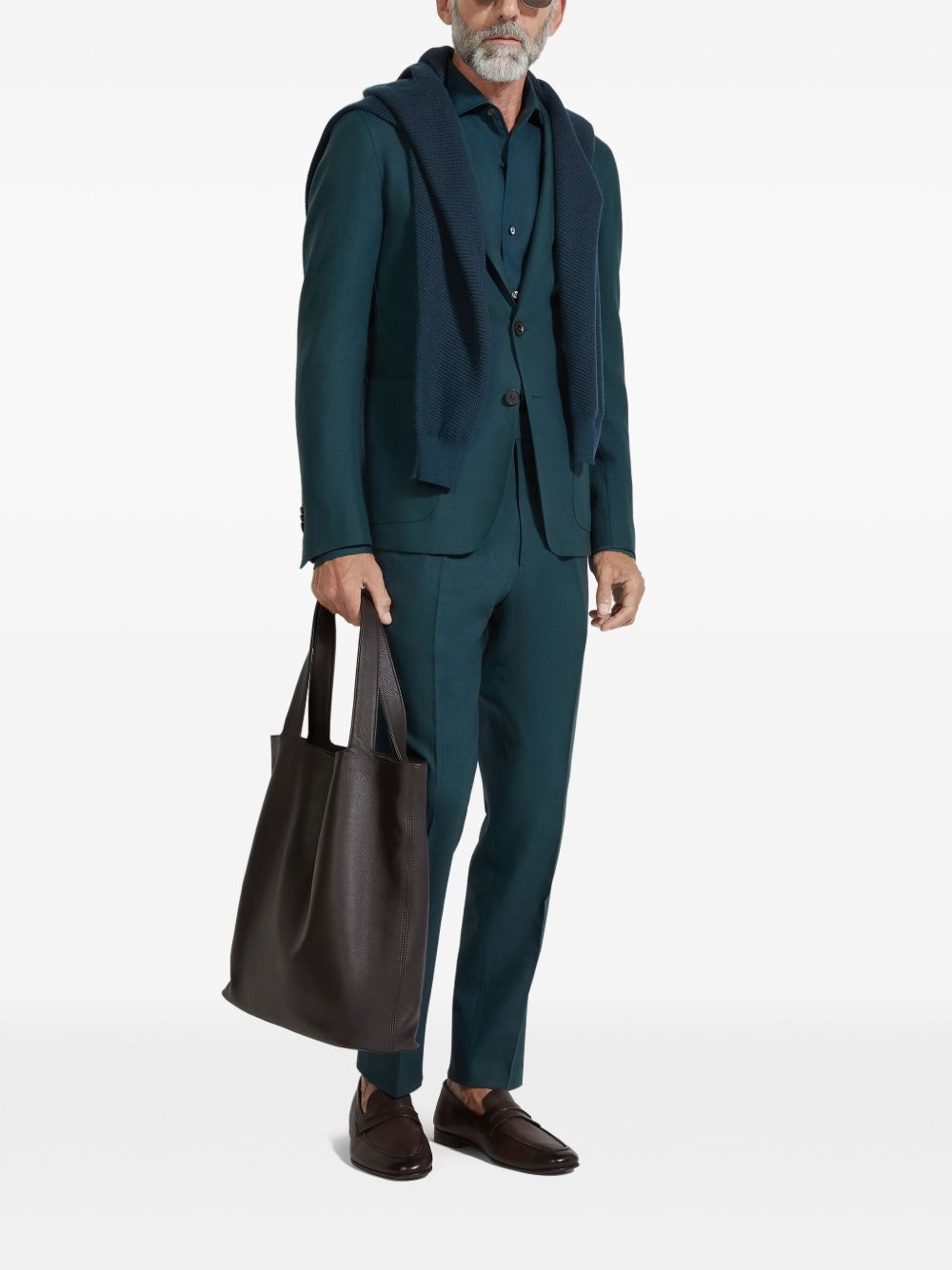 linen blazer - 2