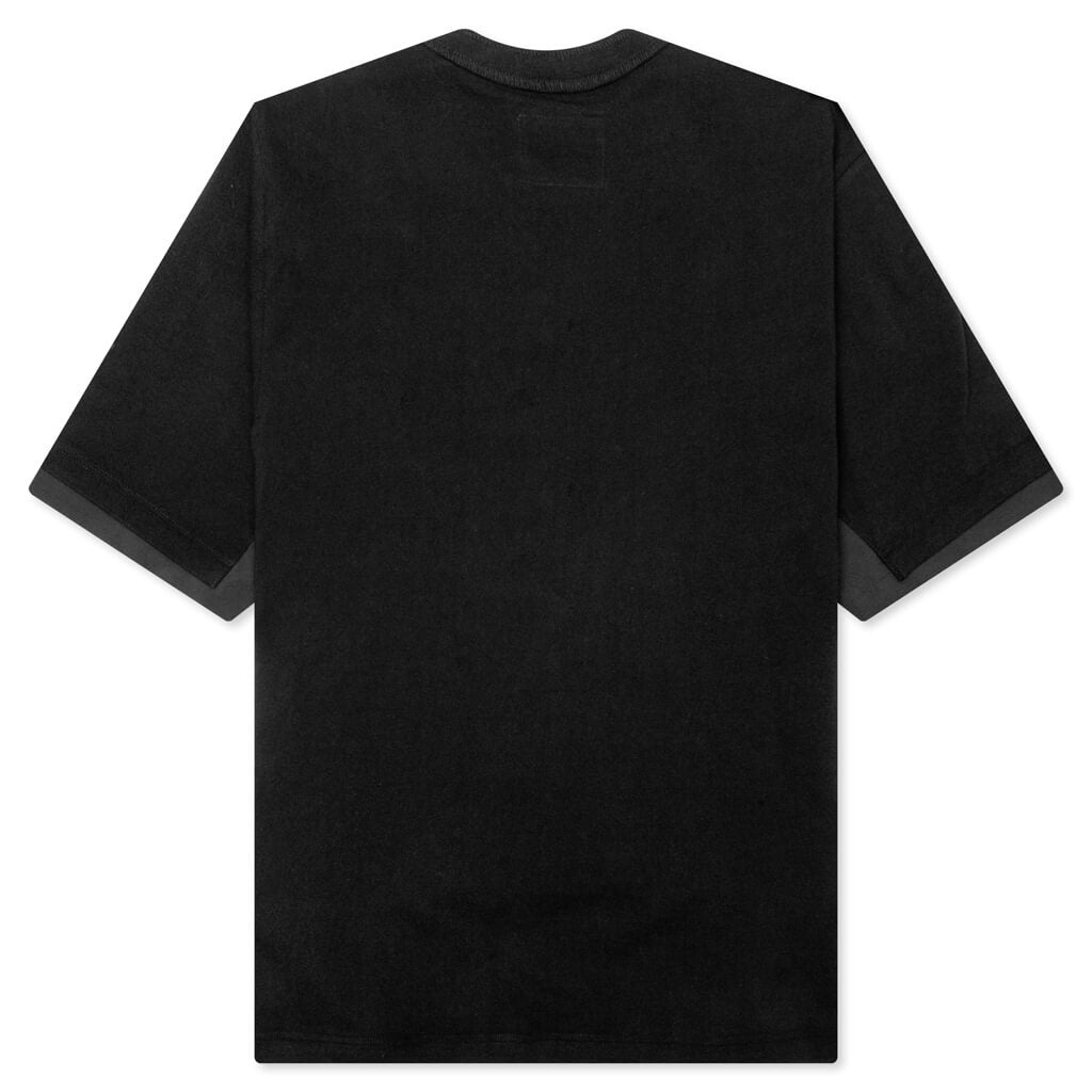 COTTON JERSEY T-SHIRT - BLACK - 2
