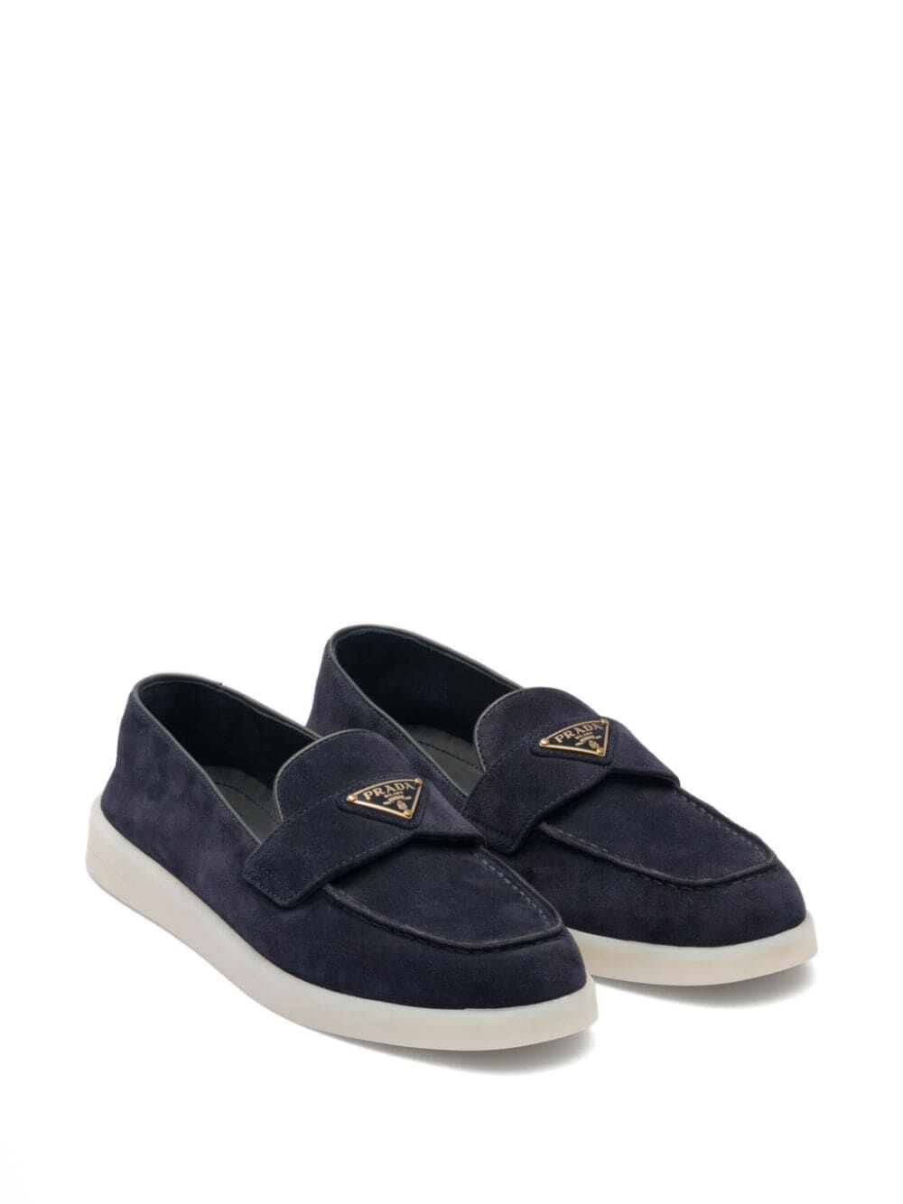Prada Women Suede Leather Loafers - 5