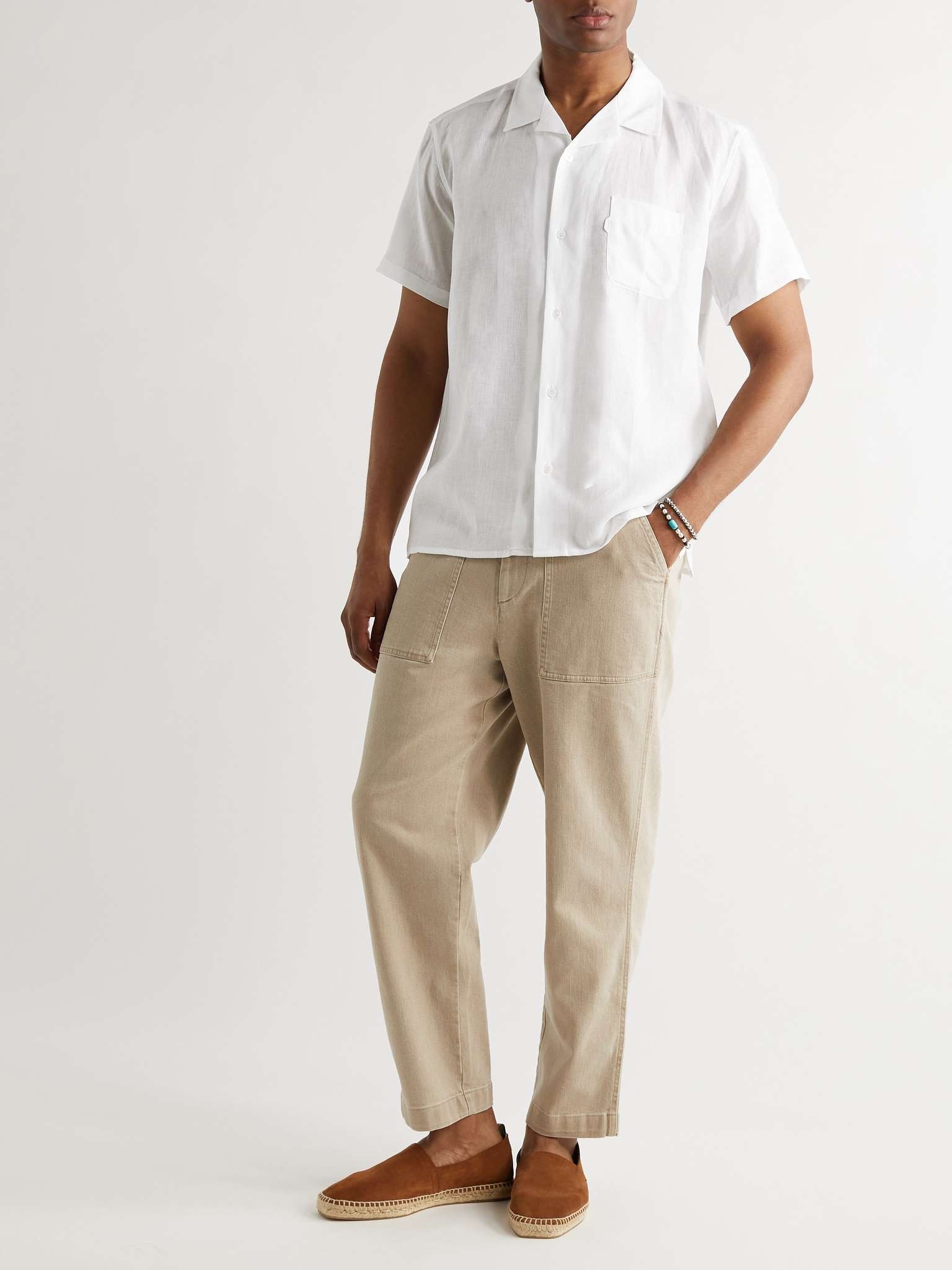 Monaco Camp-Collar Linen Shirt - 2