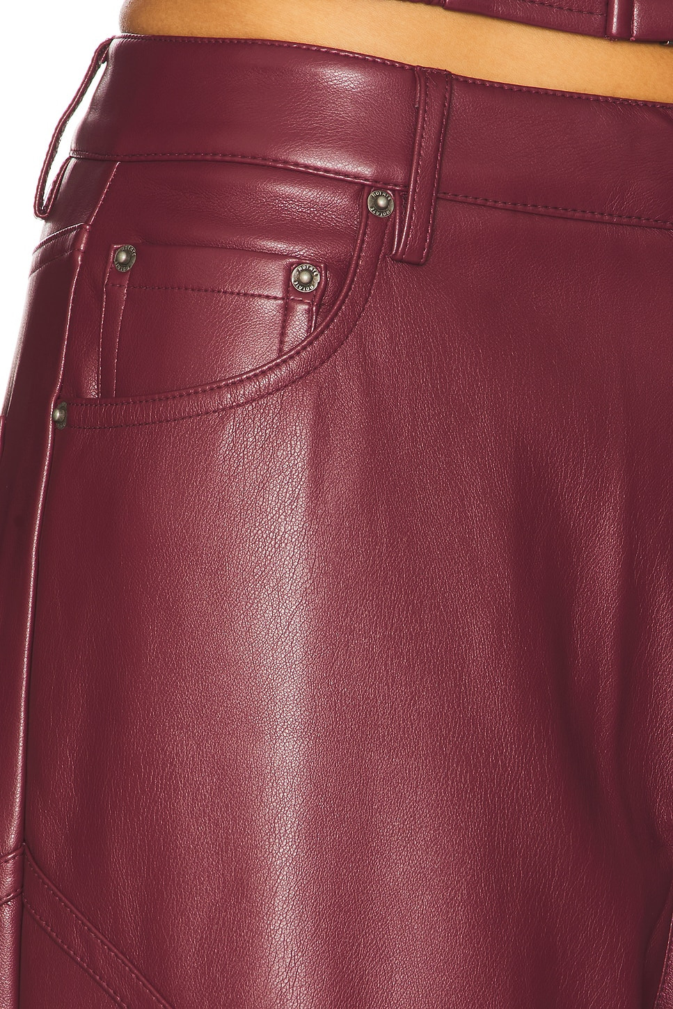 Mid Waisted Piping Pant - 6