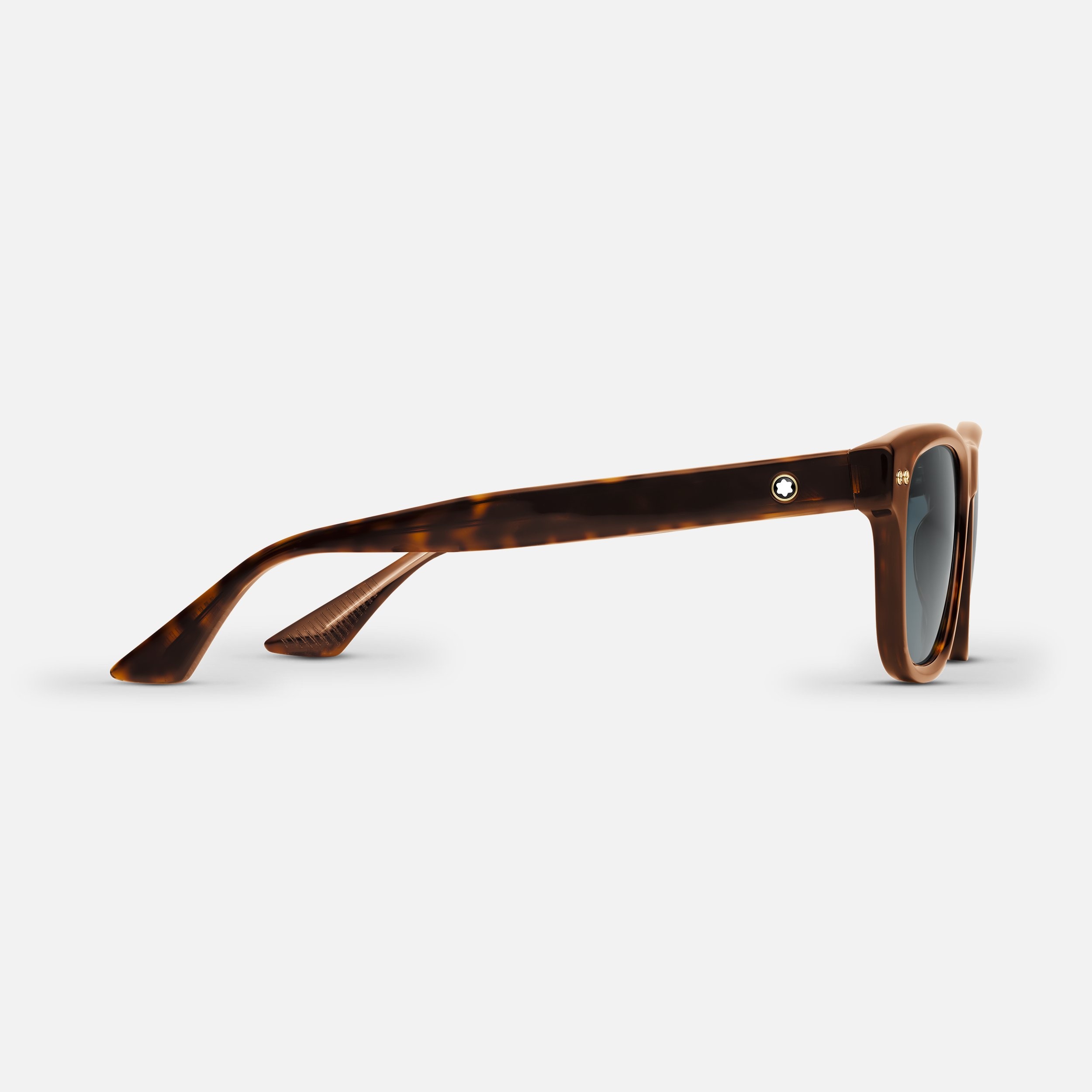 Squared Sunglasses with Havana Colored Acetate Frame - 4