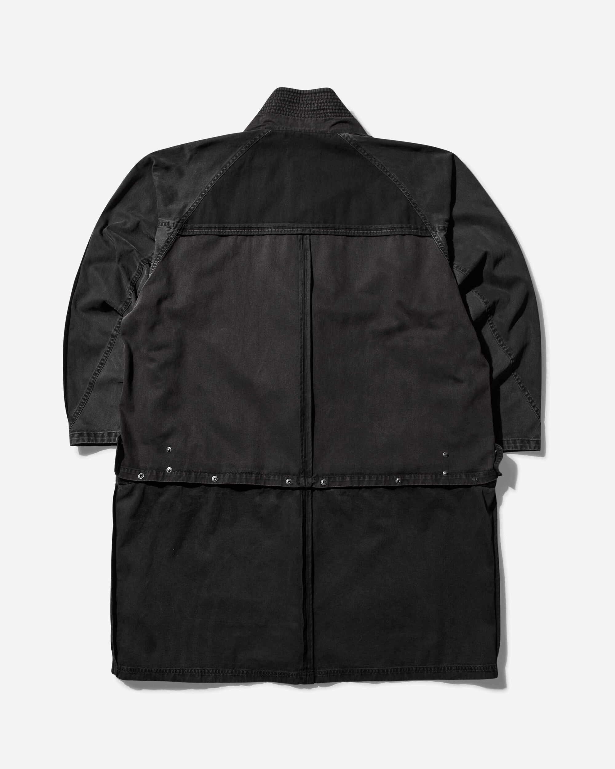 Men's Convertible Patchwork Coat Stone - 2