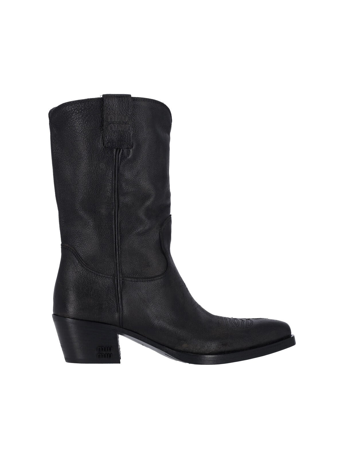 Miu Miu Women Logo Boots - 1