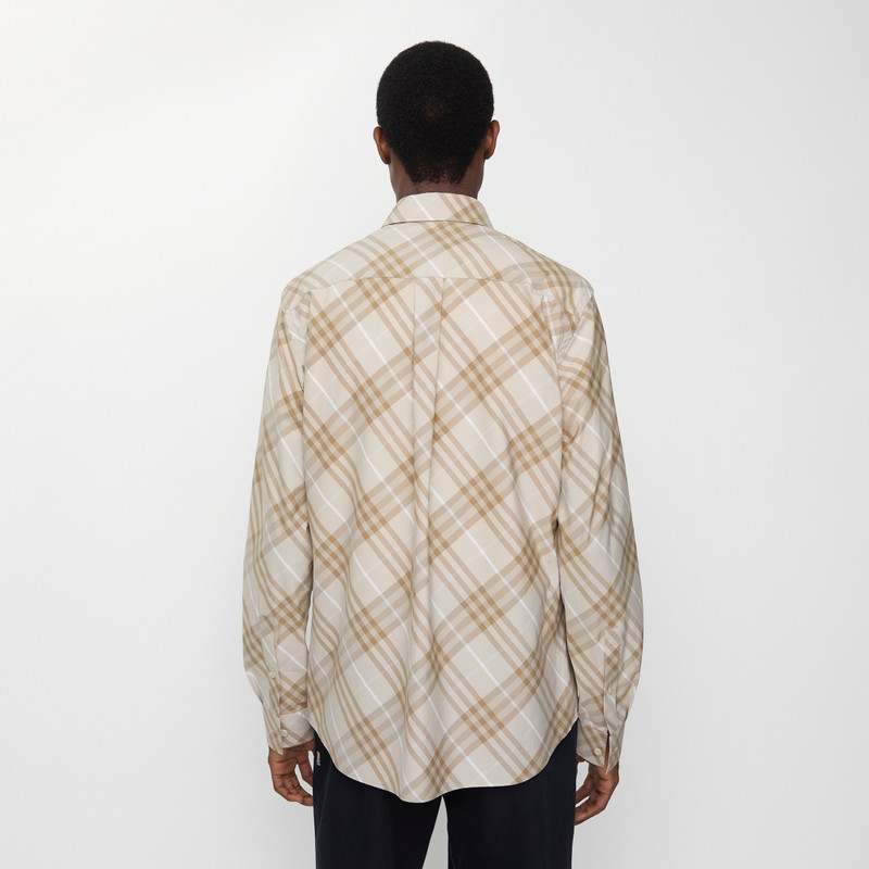 Relaxed Fit Check Cotton Shirt 3