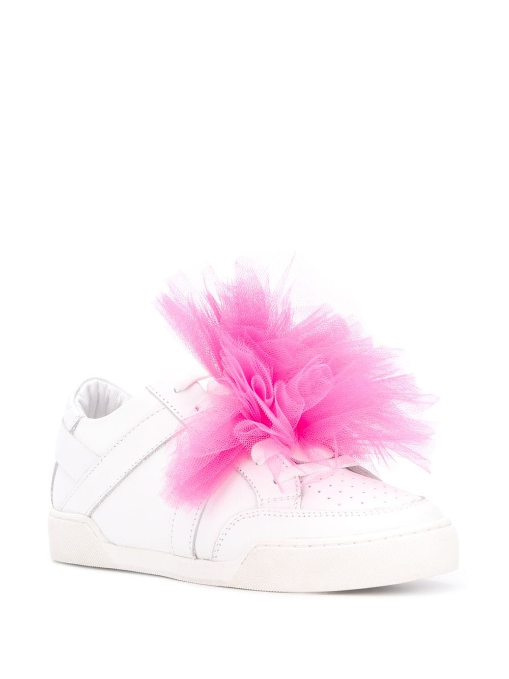 tulle detail sneakers - 2