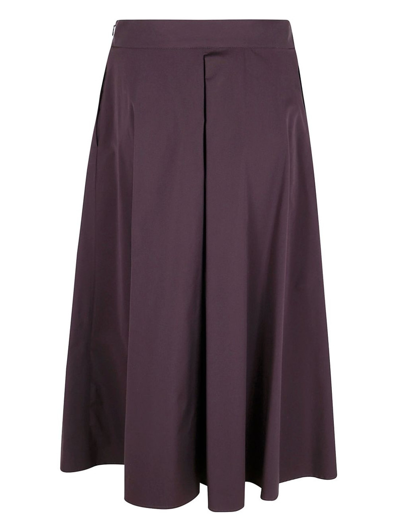 Aspesi pleated cotton skirt outlook