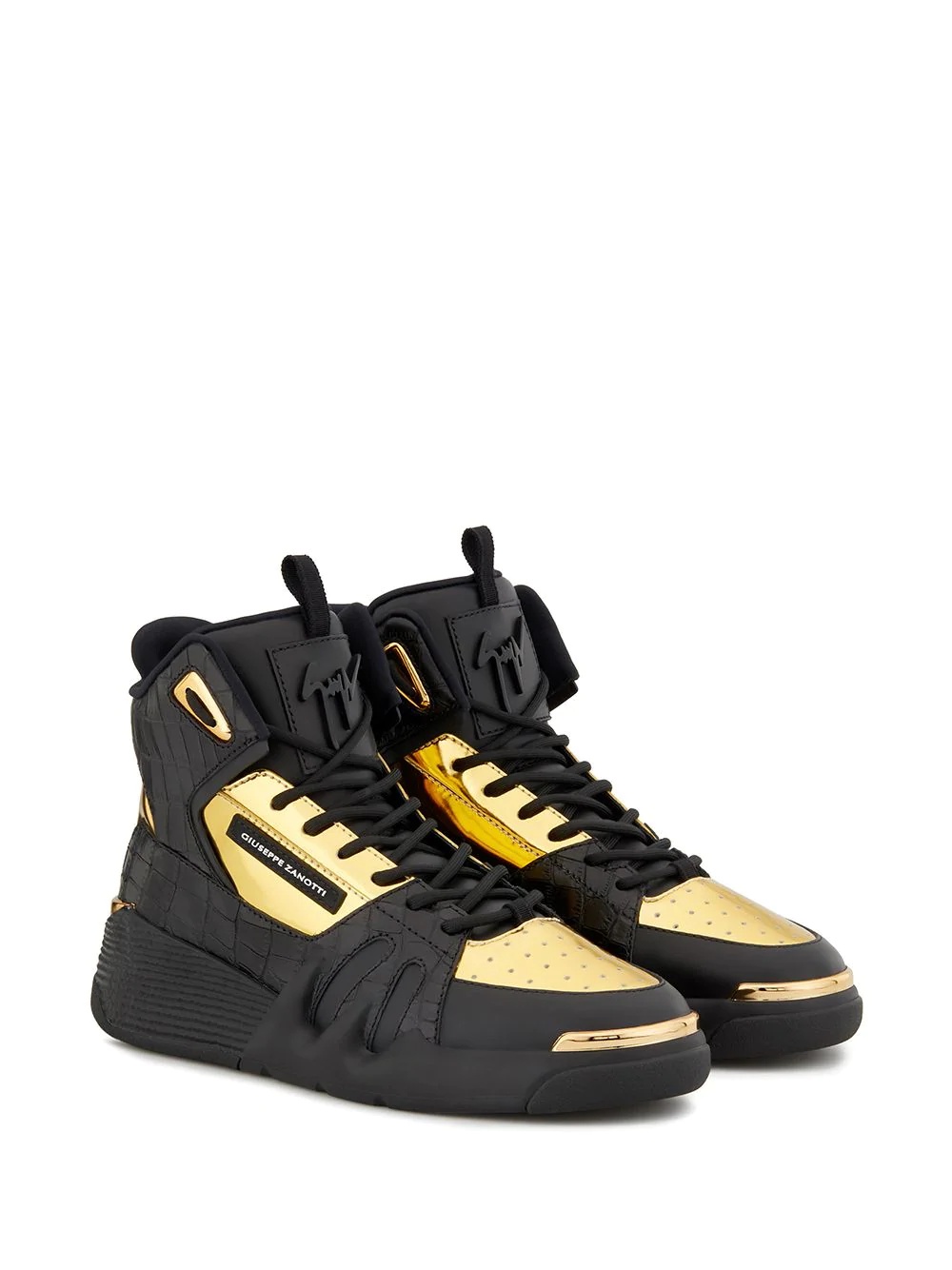 Talon panelled high-top sneakers - 2