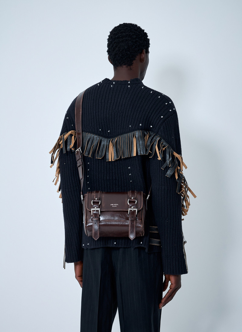 Prada Leather Explore Crossbody Bag outlook