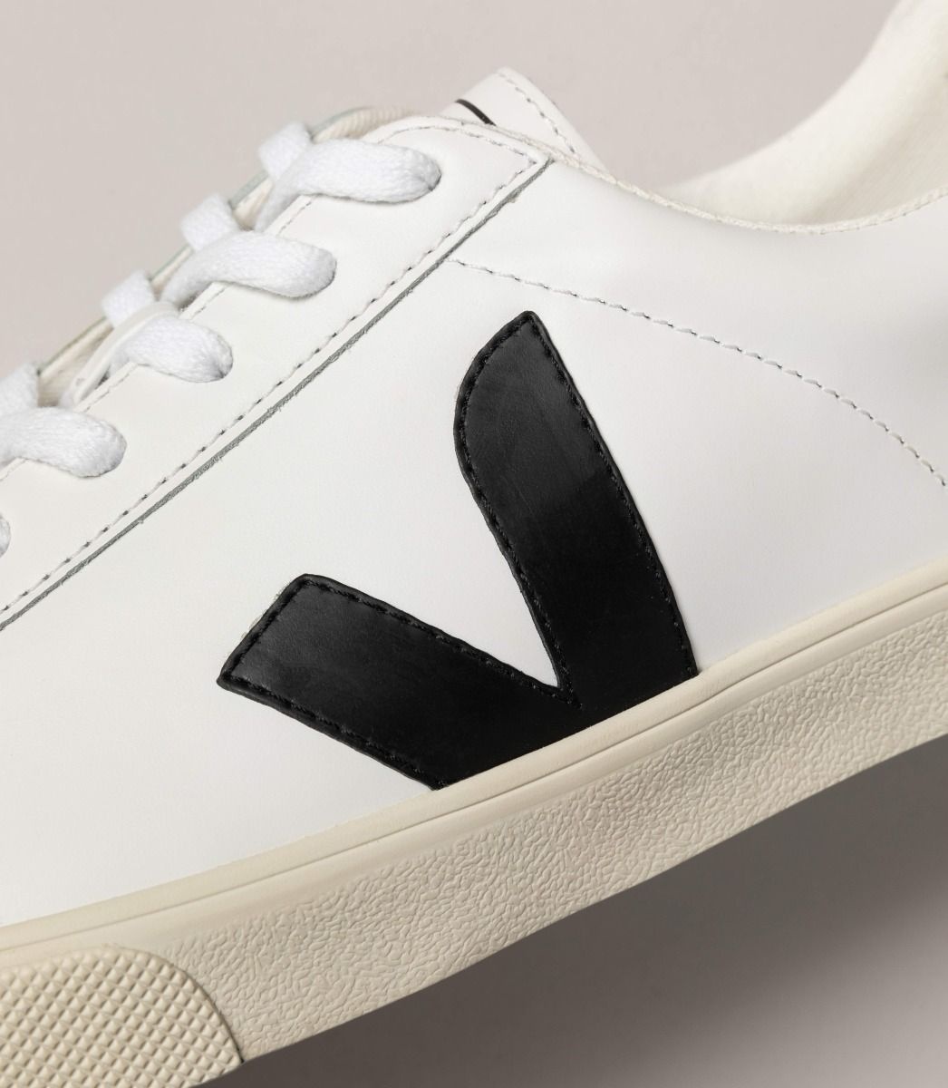 ESPLAR LEATHER WHITE BLACK - 4