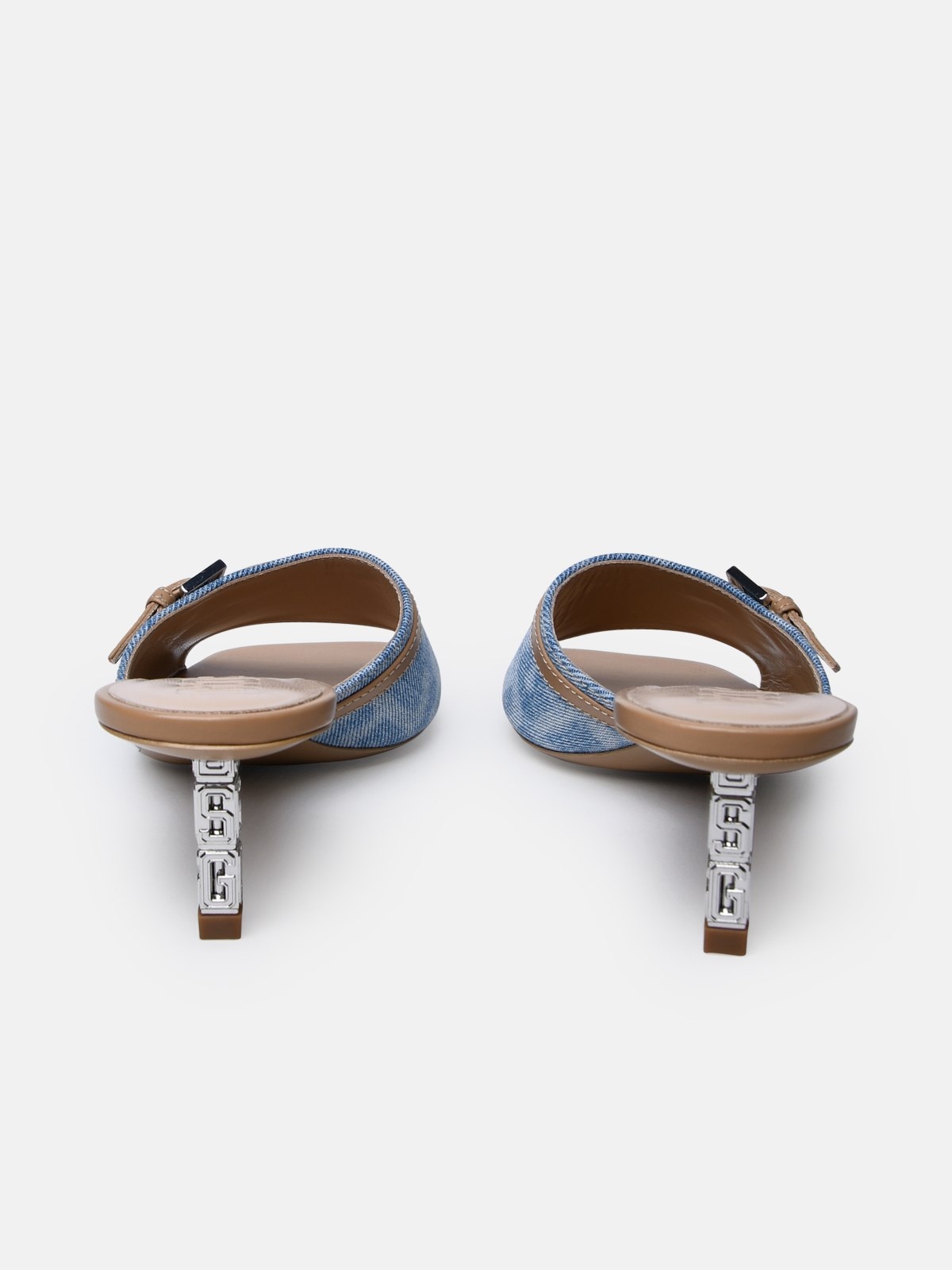 LIGHT BLUE DENIM SLIPPER - 4