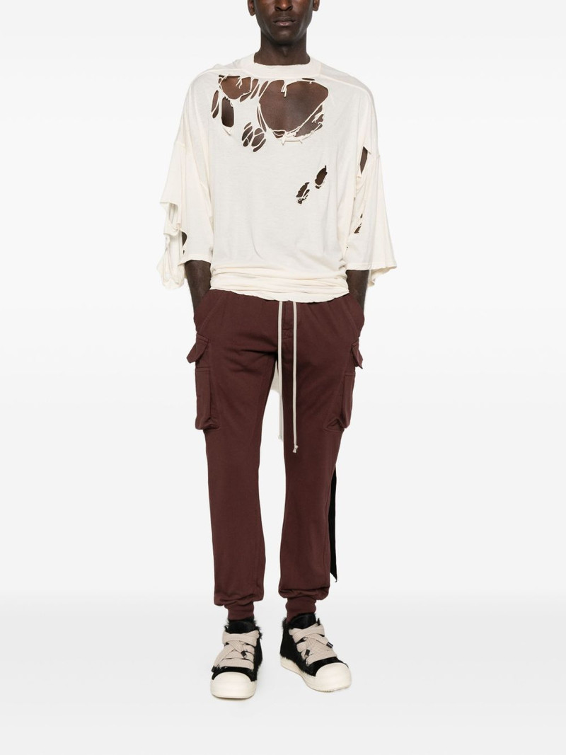 Rick Owens DRKSHDW cargo pocket drawstring track pants outlook