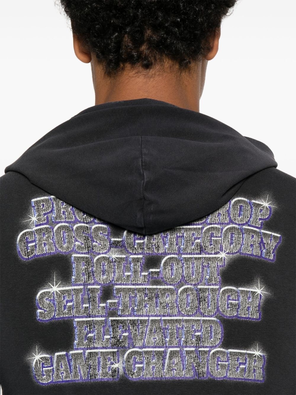 SNBN hooded long-sleeve T-shirt - 6