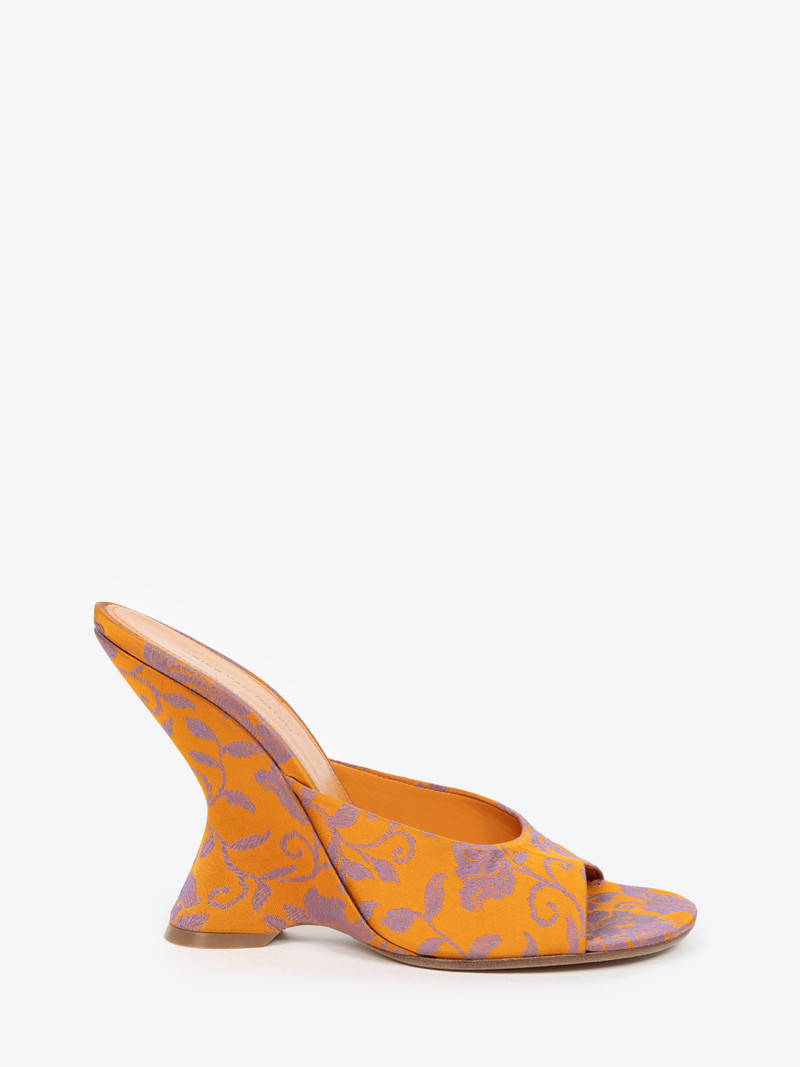 Dries Van Noten OPEN-TOE JACQUARD MULES outlook
