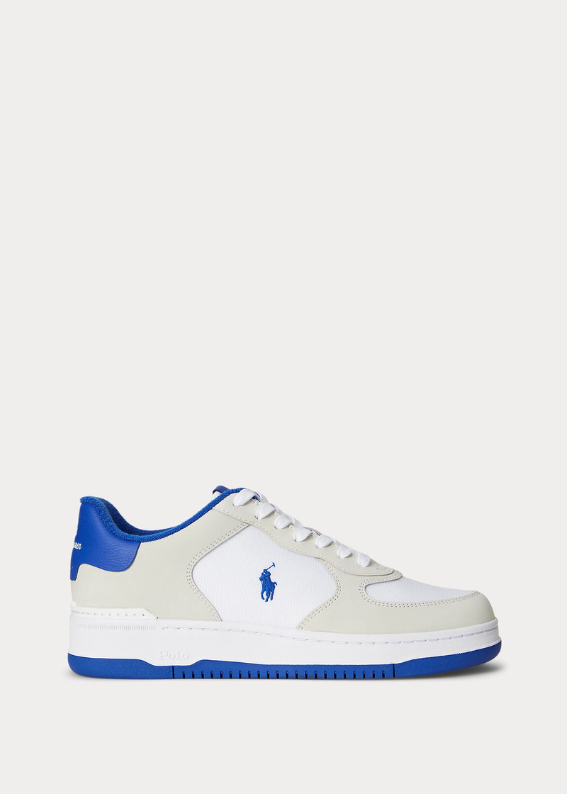 Masters Court Nubuck-Paneled Sneaker 1