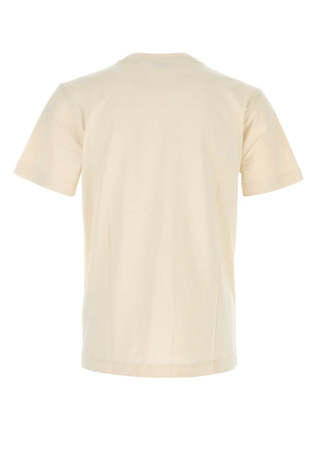 Burberry Men Sand Cotton T-Shirt - 2