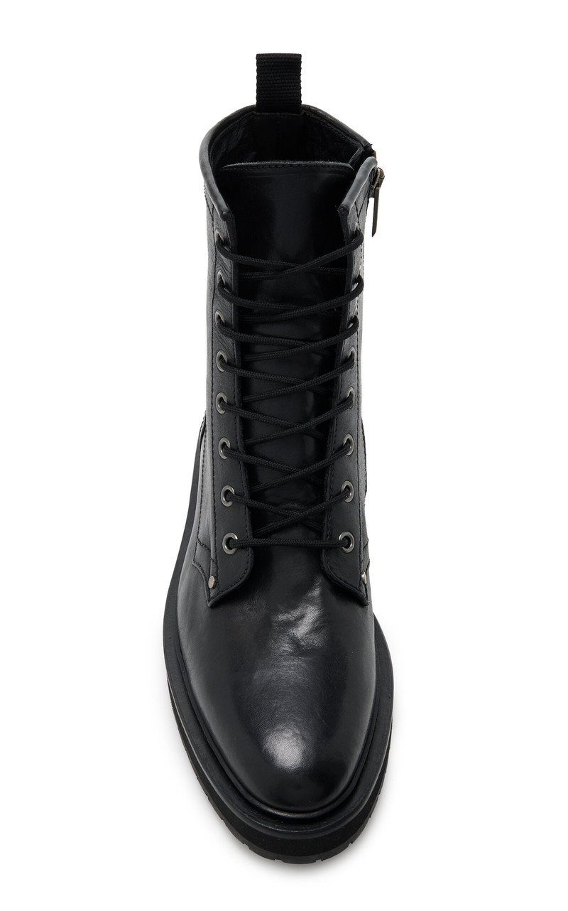Golden Goose Combat Leather Boots black outlook