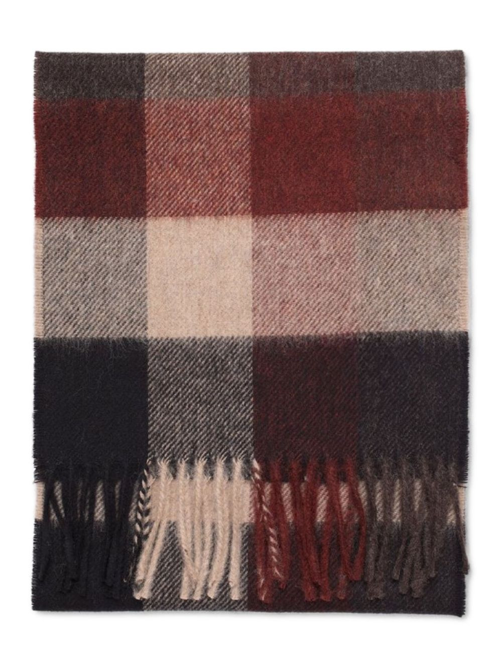 MOON CHECKED SCARF - 1