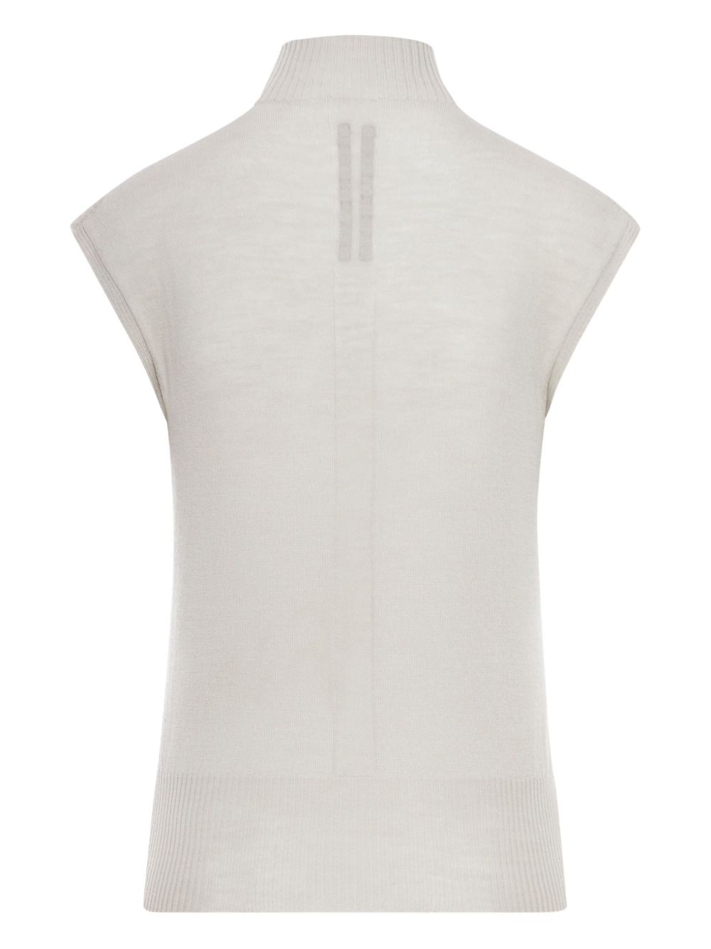 high-neck sleeveless sweater - 2