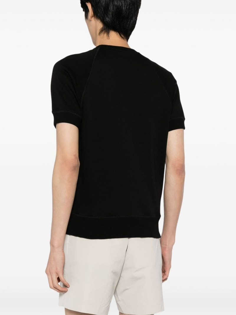 short-sleeve cotton sweatshirt 4