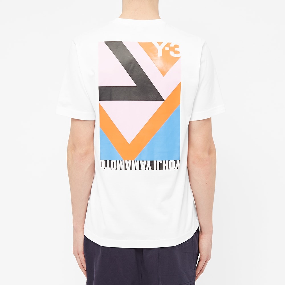 Y-3 Multi Cut Back Graphic Tee - 5