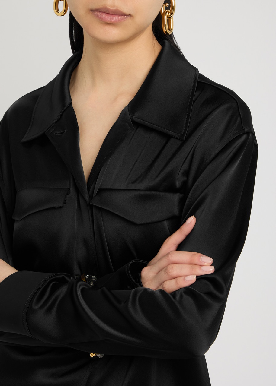Courrèges Darted Satin Shirt - 5