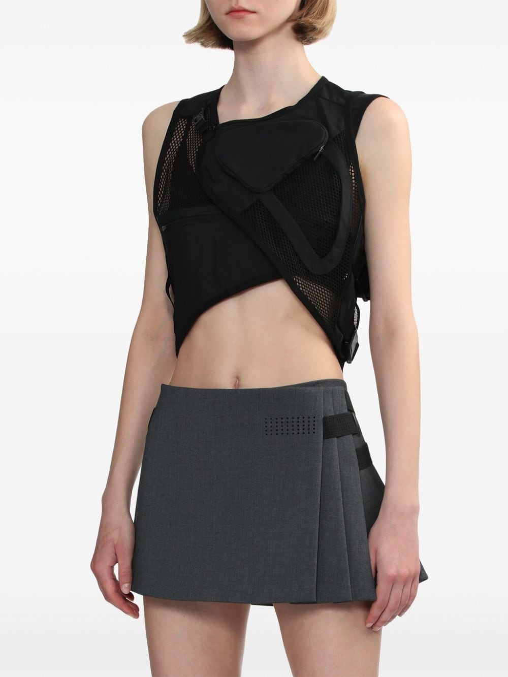 mesh strap pocket top - 3