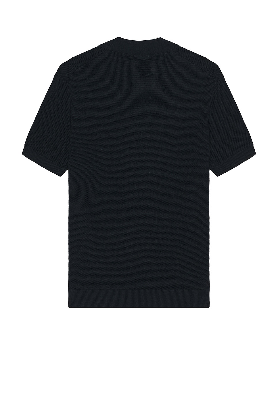 Rino Str Cotton Salt And Pepper Stitch Ss Knitted Polo - 2