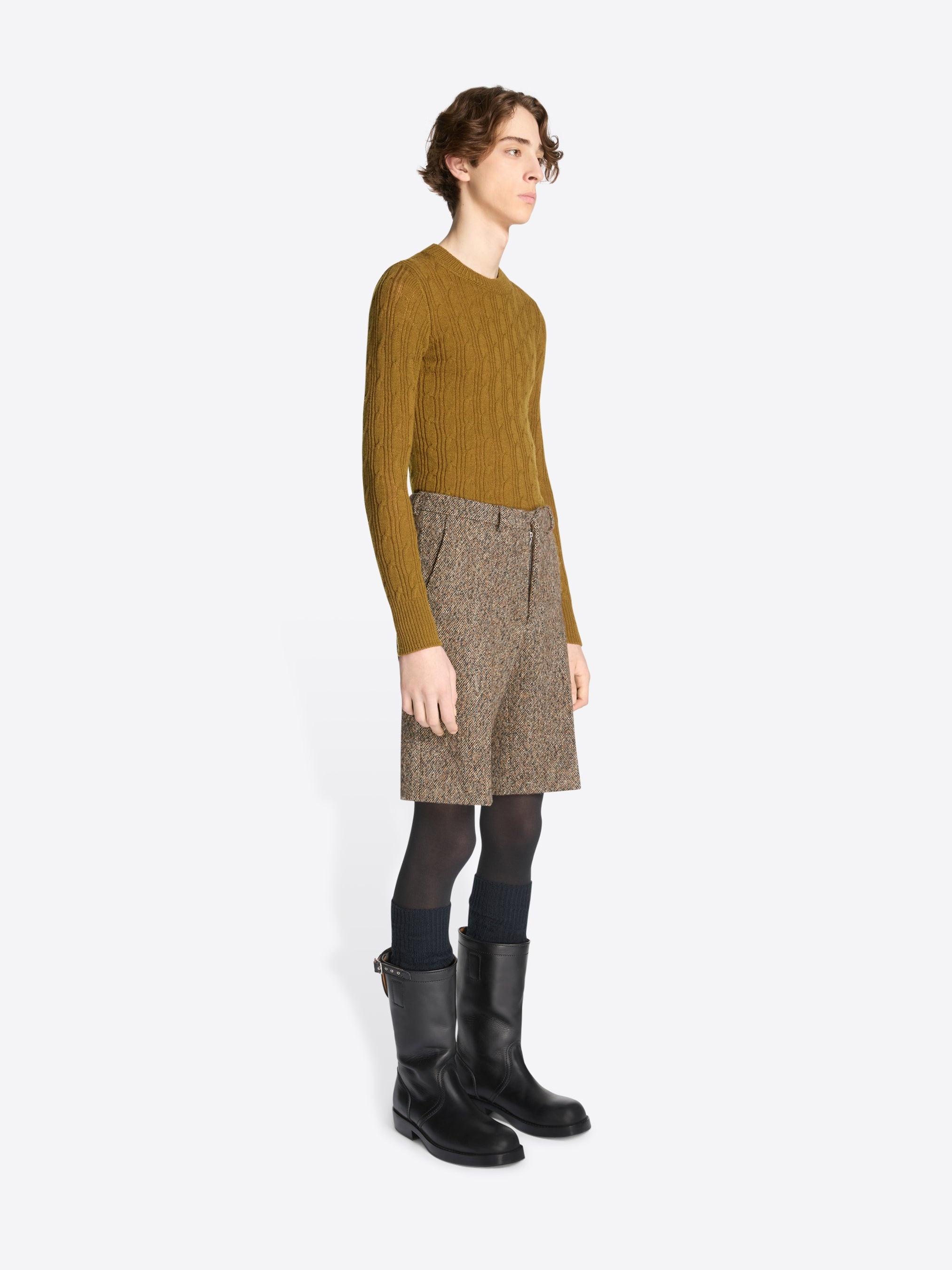WOOL INTARSIA SWEATER - 3