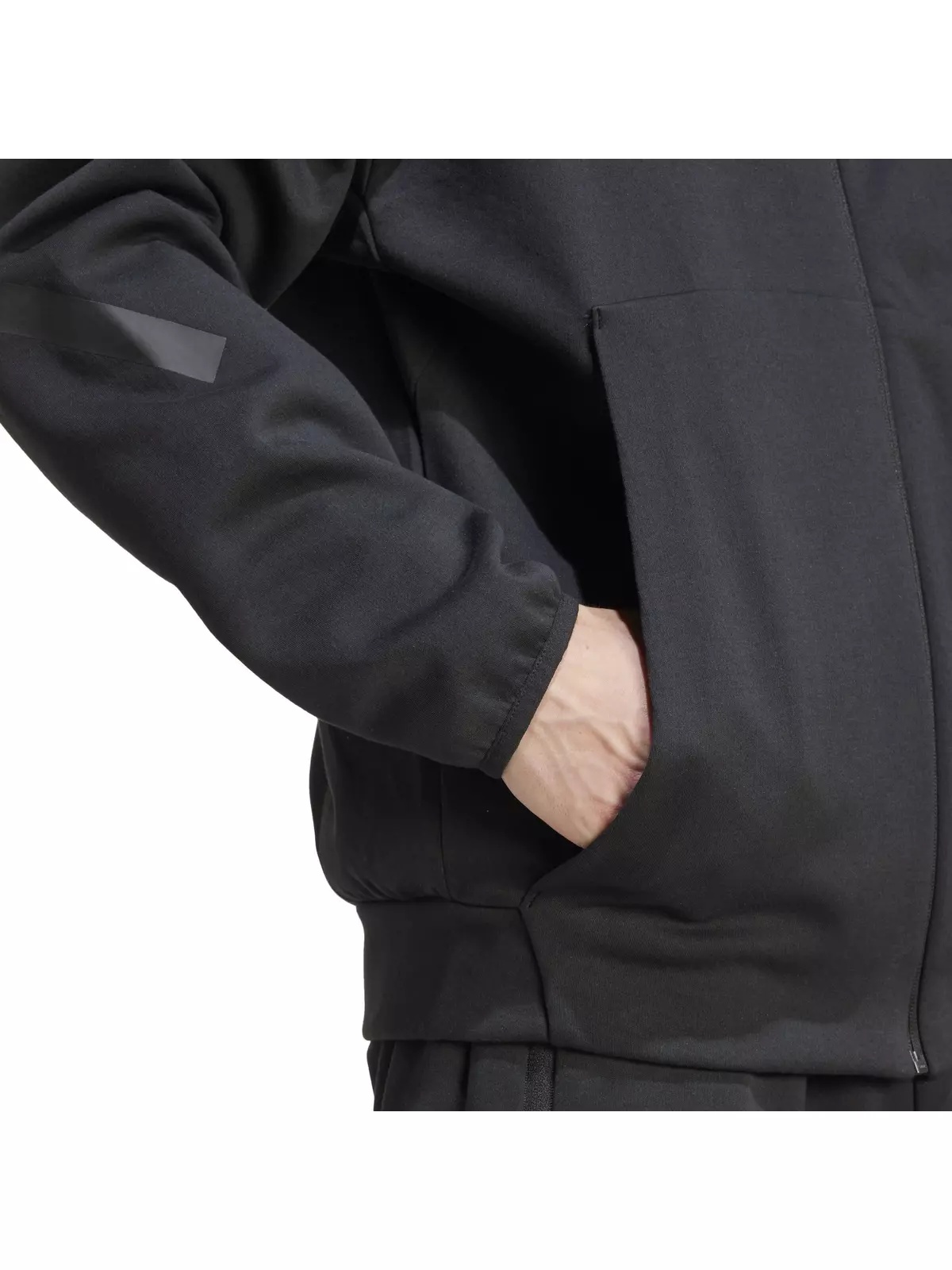 Men's Z.N.E. Full-Zip Hooded Track Jacket - Black - 4