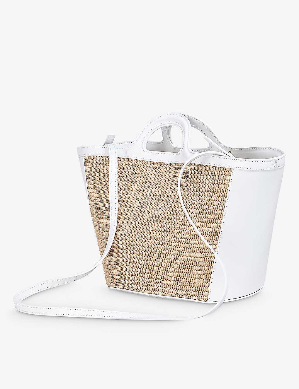 Tropicalia small cotton-blend basket bag - 3