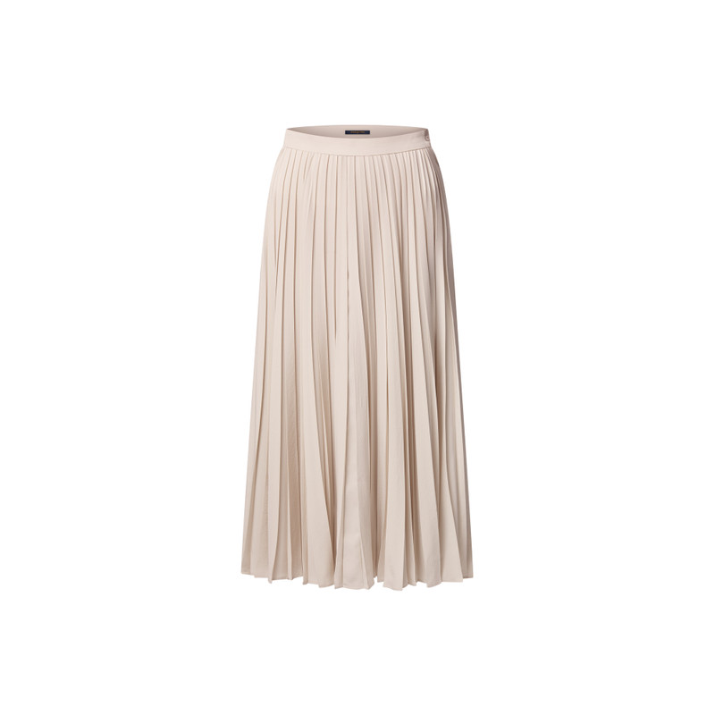 Monogram Accent Pleated Skirt 1