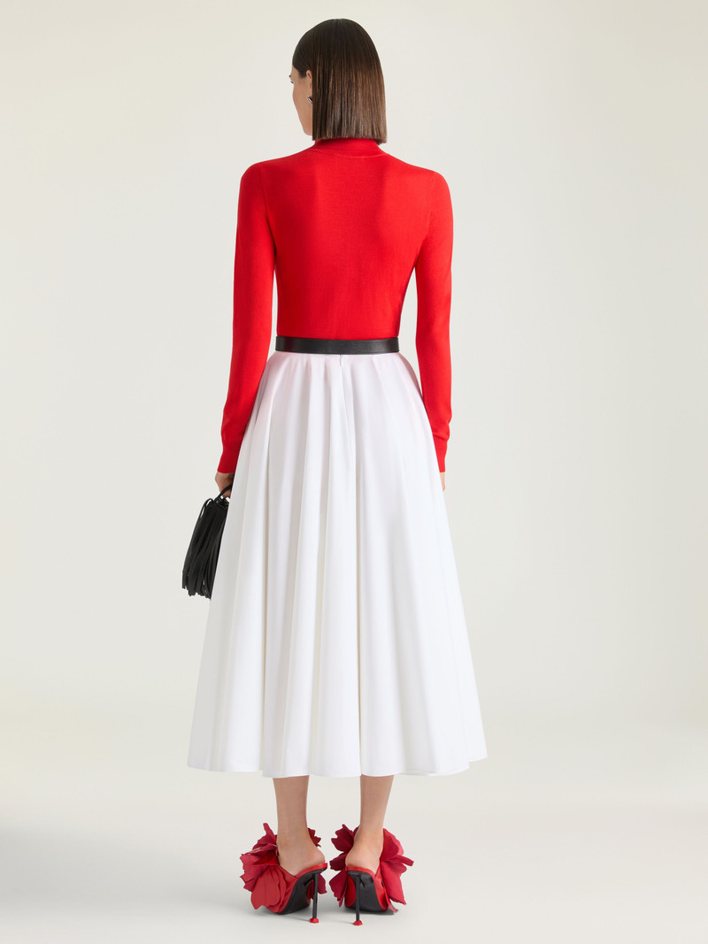 POLO CARDIGAN IN SECOND SKIN EFFECT KNIT 3