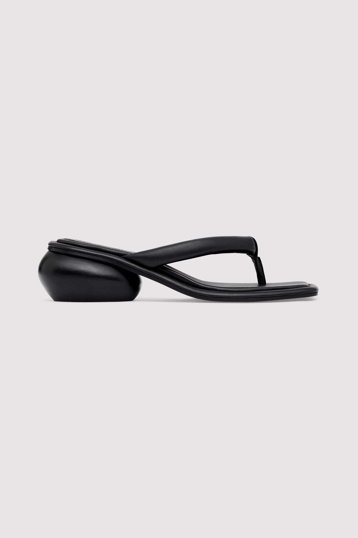Flip Flop Dome Heel - Black - 1
