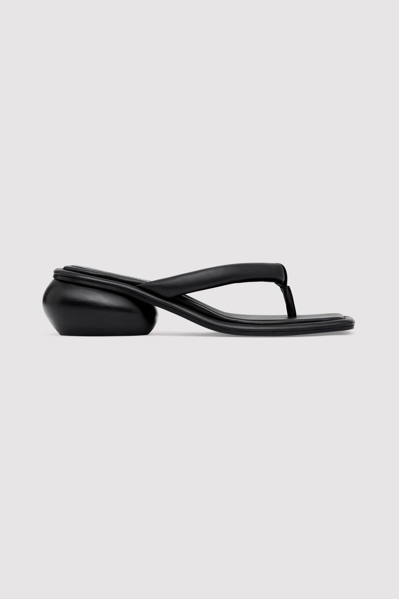 Flip Flop Dome Heel - Black 1
