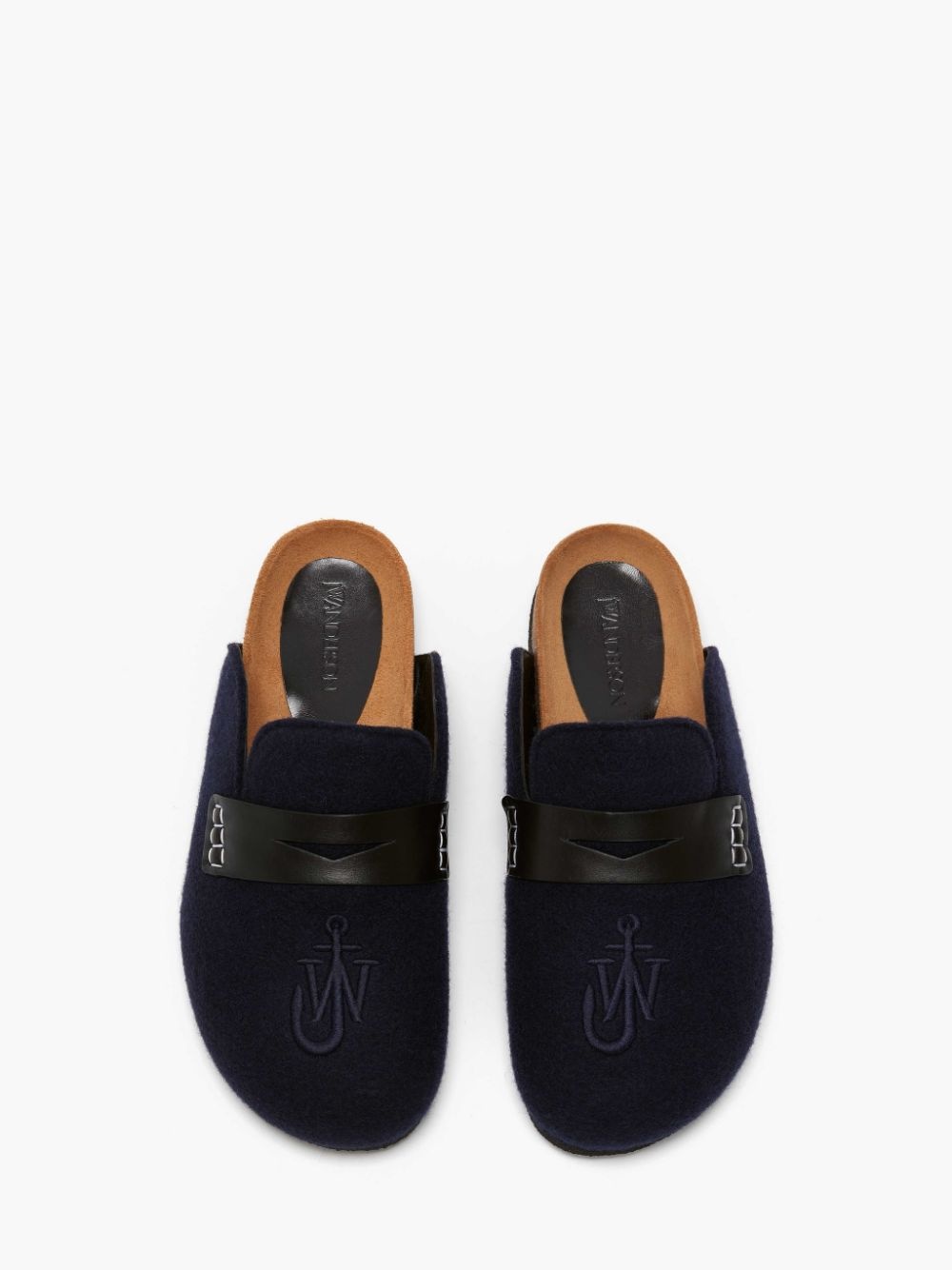 FELT LOAFER MULES - 4