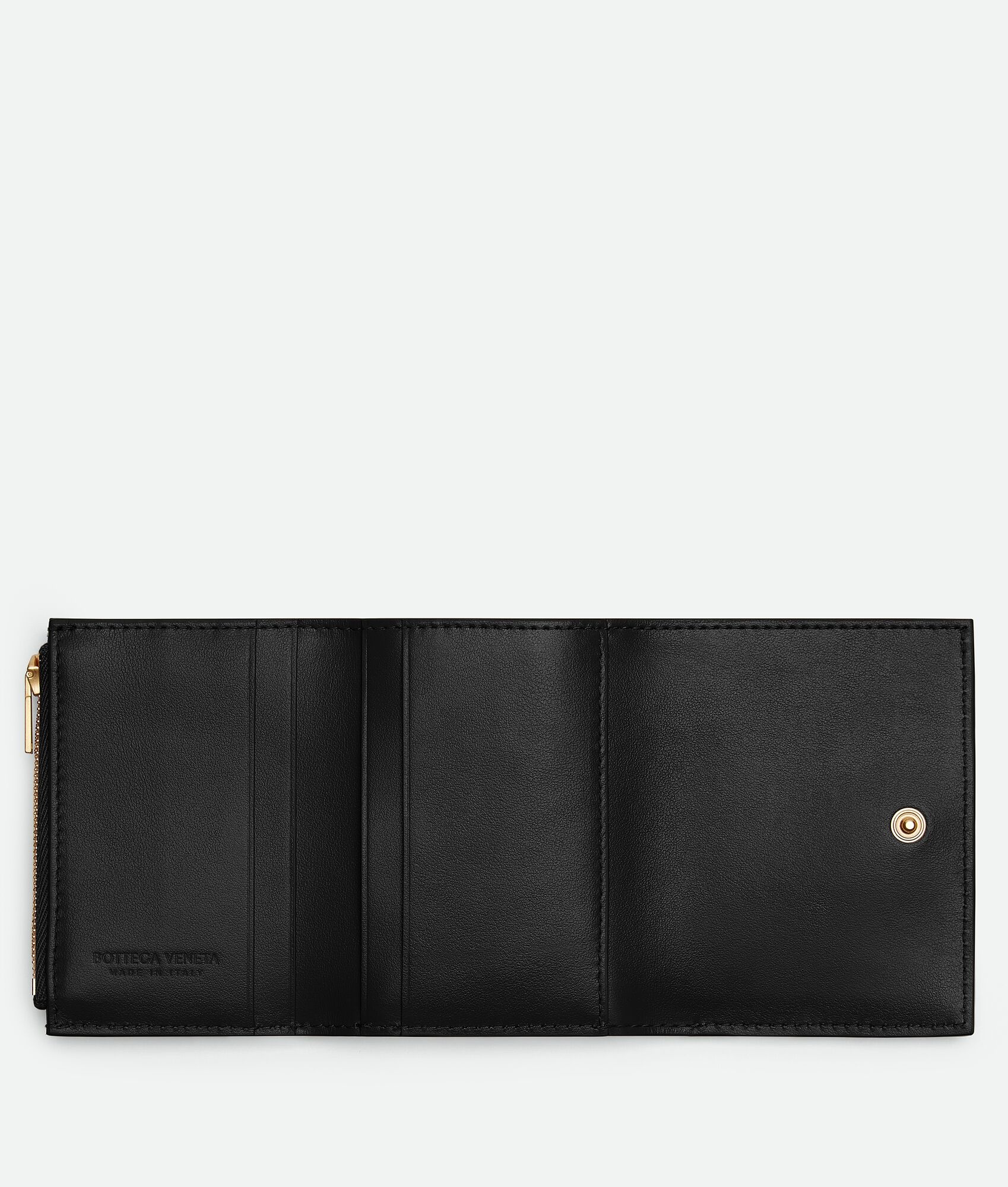 Intrecciato 15 Tri-Fold Zip Wallet - 2