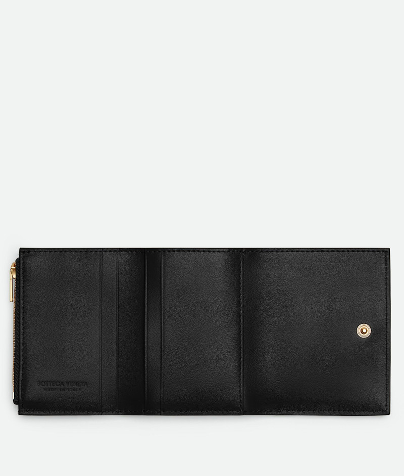 Bottega Veneta Intrecciato 15 Tri-Fold Zip Wallet outlook