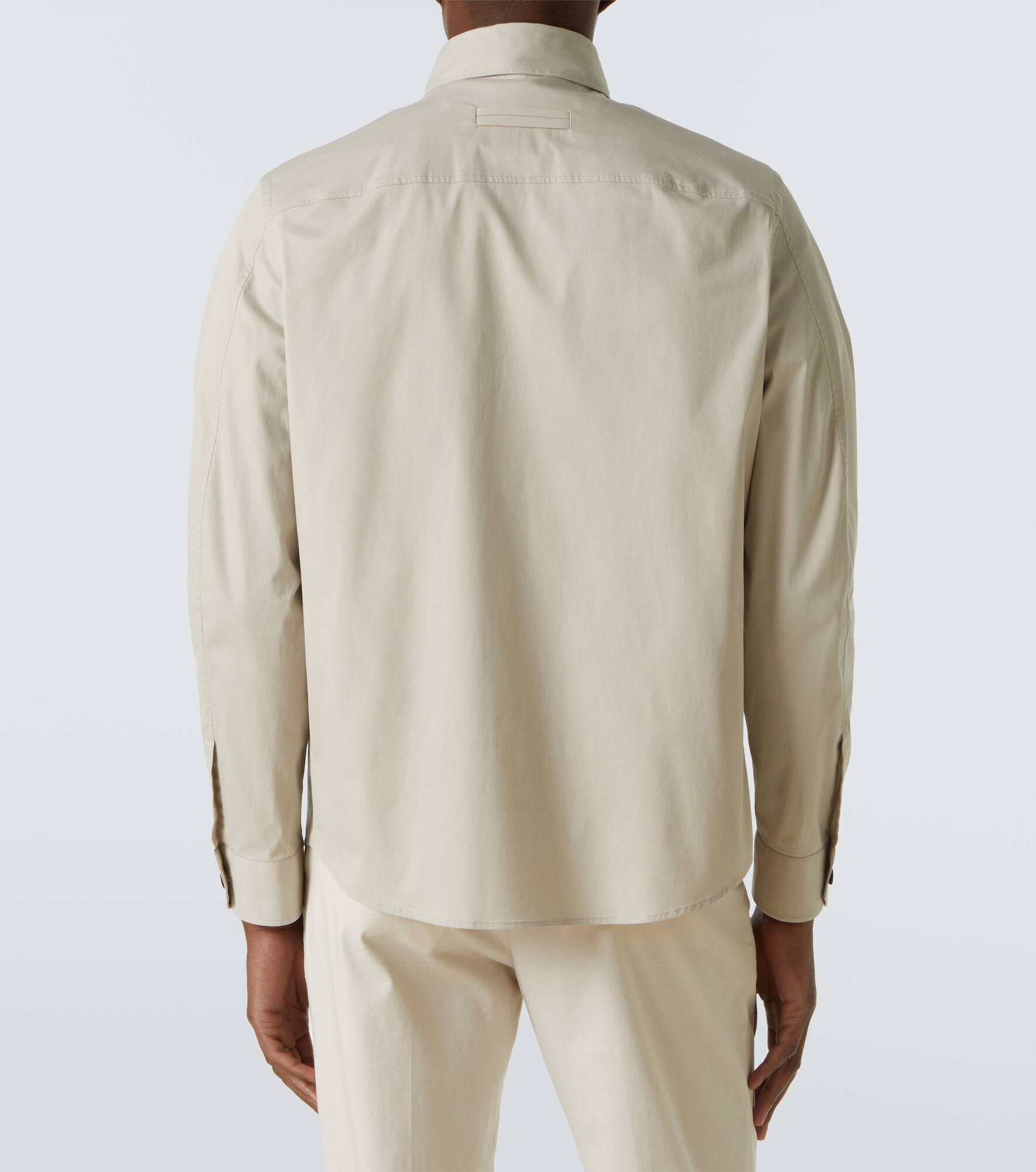 Cotton-blend overshirt - 4