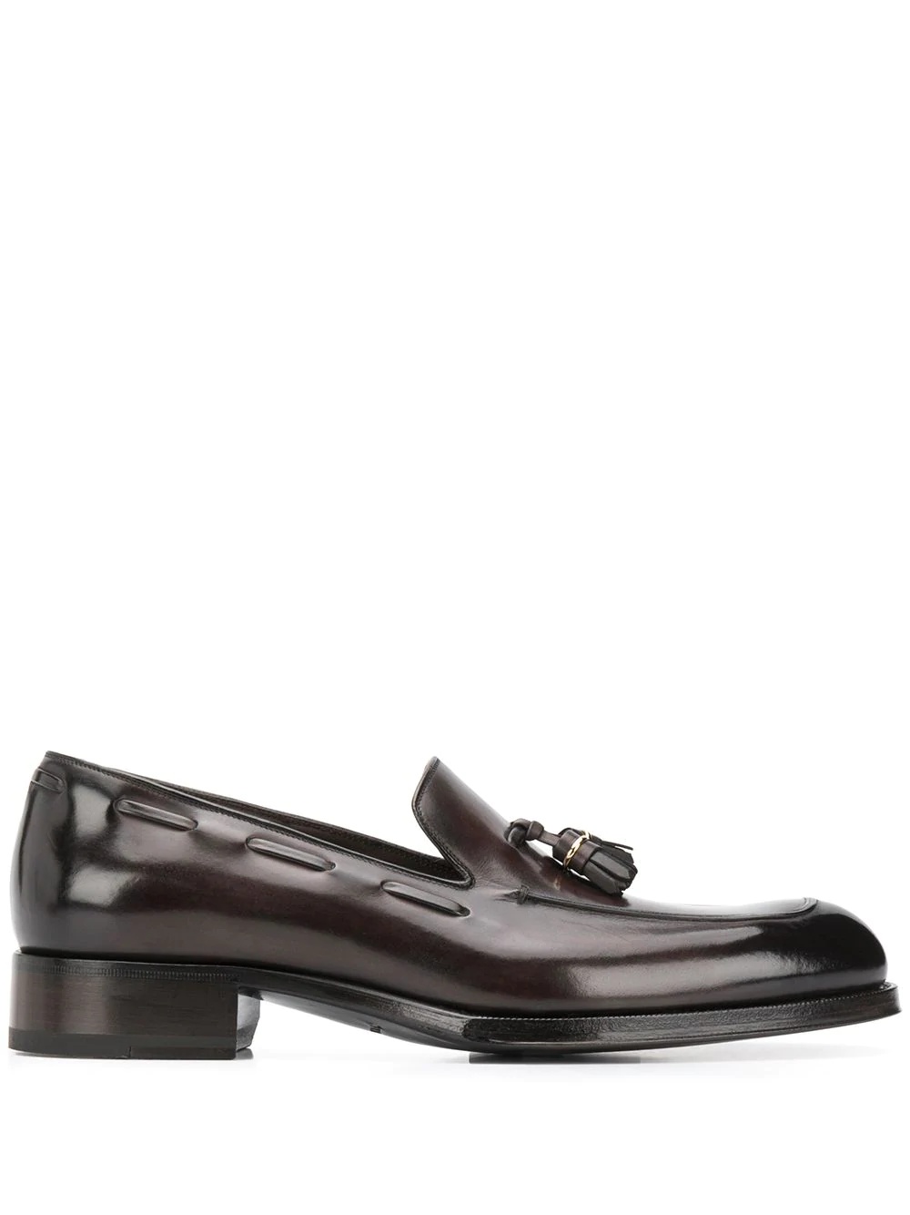 tassel detailed leather loafers - 1