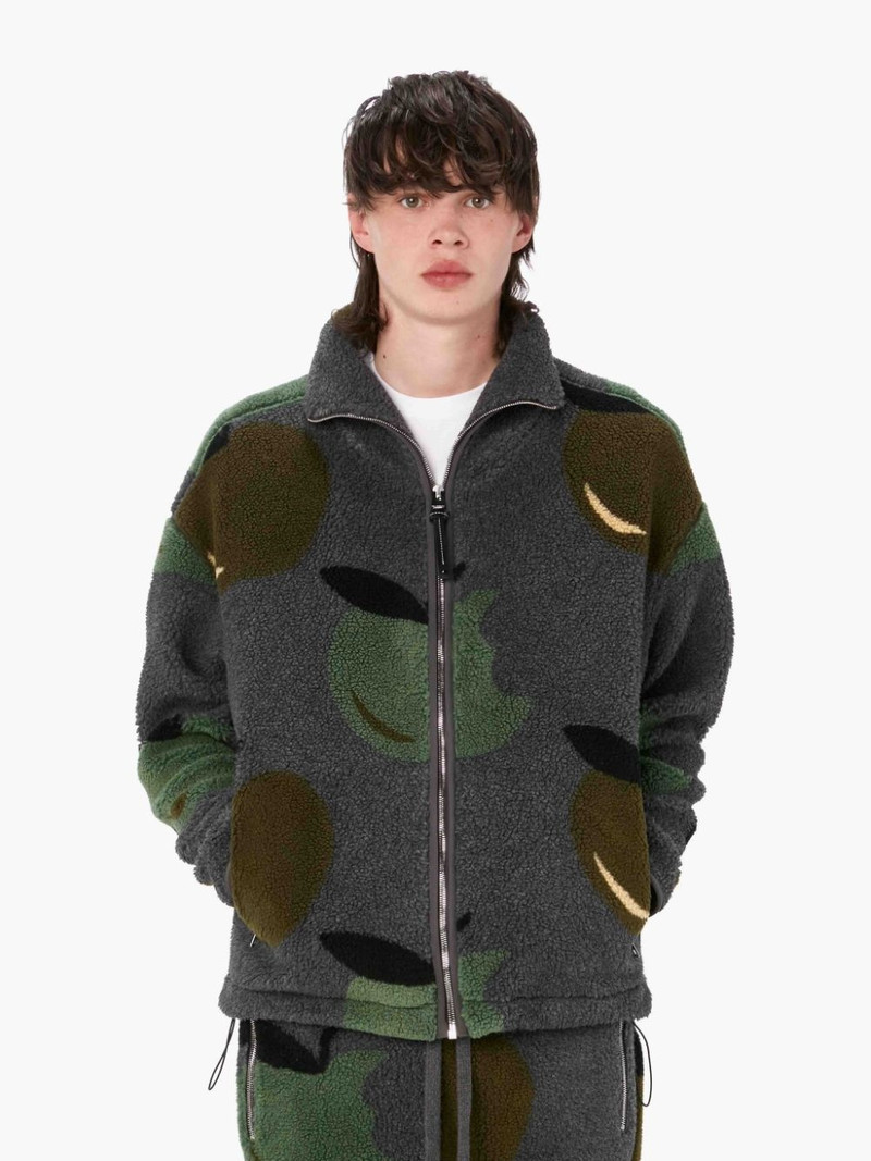 JW Anderson CASUAL ZIP FRONT FLEECE JACKET outlook
